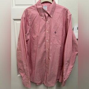 Brooks Brothers Long Sleeve Button Down, Slim Fit. Size Large